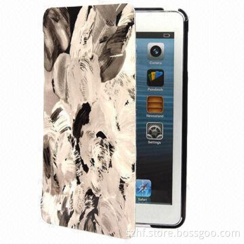 Unique design leather case for iPad